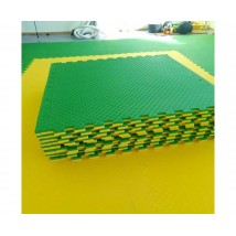 Будо-мат ППЭ-2020 (1*1), 20 мм, желто-зеленый
