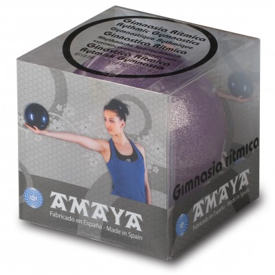 Мяч для художественной гимнастики силикон AMAYA GALAXI 410 г 350630 20 см Бирюзовый