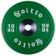 Диск бамперный Voitto CPU 10 кг, цветной (d51)