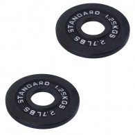 Набор чугунных окрашенных дисков Voitto STANDARD 1,25 кг (2 шт) - d51